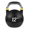 12 Kg Çelik Yarışma Kettlebell Siyah