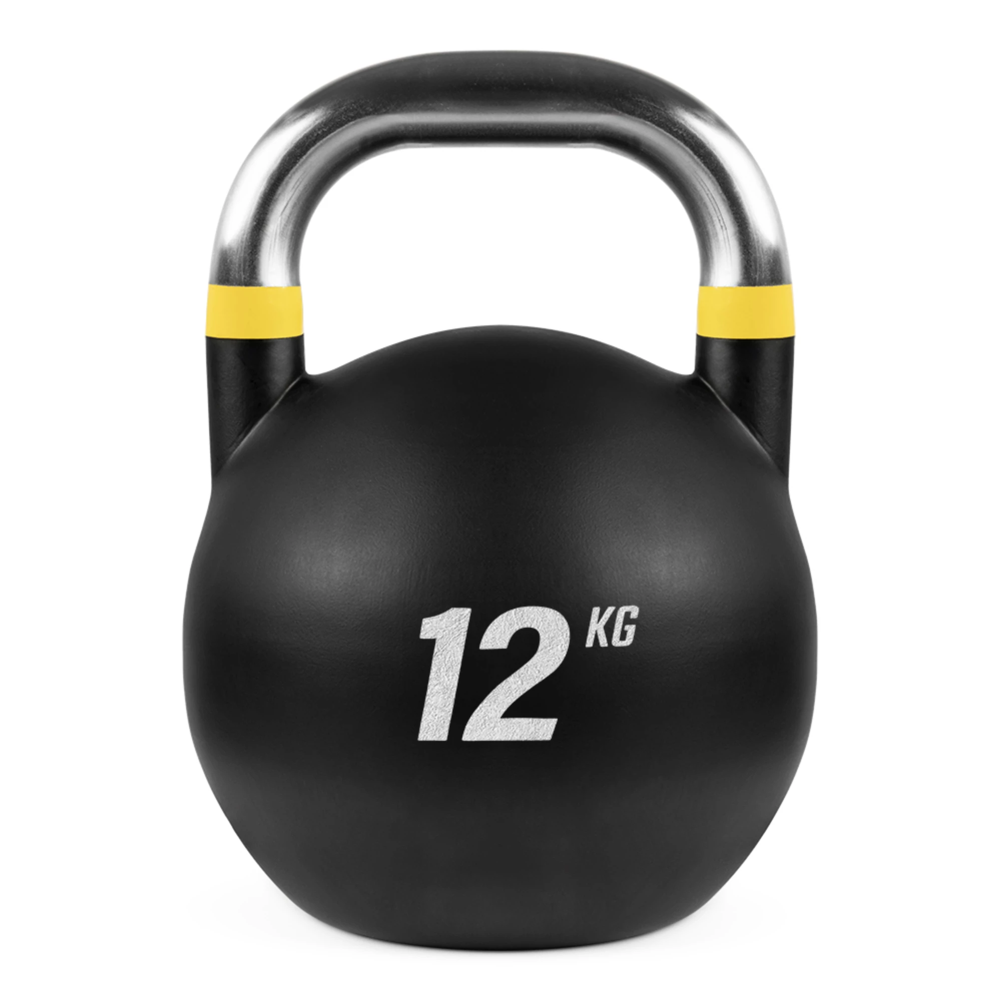 12 Kg Çelik Yarışma Kettlebell Siyah