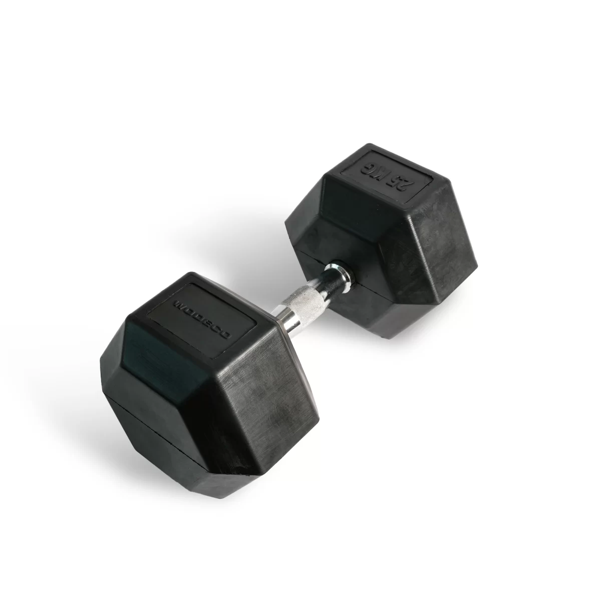 Outlet Wodeco Kauçuk Altıgen Dambıl - Rubber Hex Dumbbell - Görsel 6