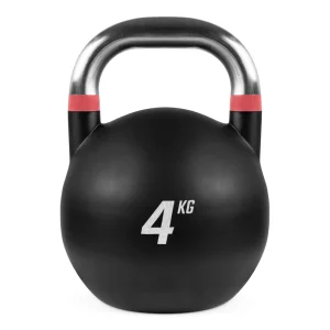 4 Kg Çelik Yarışma Kettlebell Siyah