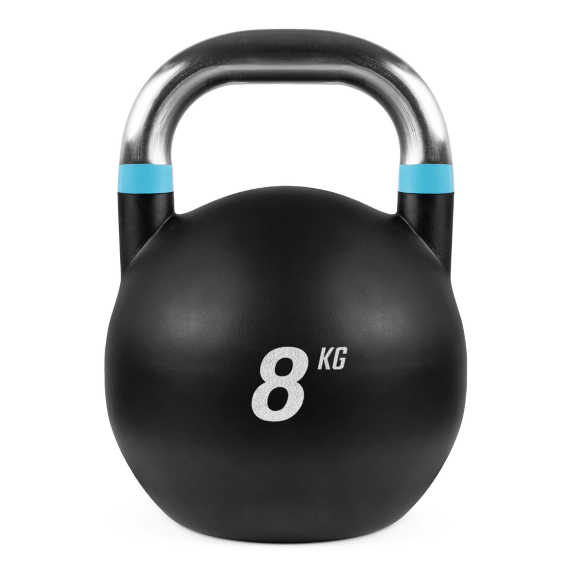 8 Kg Çelik Yarışma Kettlebell Siyah