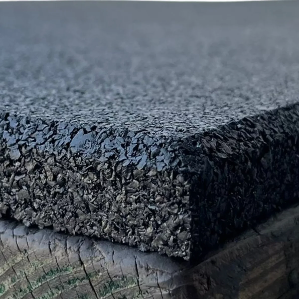 Wodeco CB100 - Karo Kauçuk  100 cm x 100 cm x 20 mm - Pürüzlü Siyah - Görsel 2