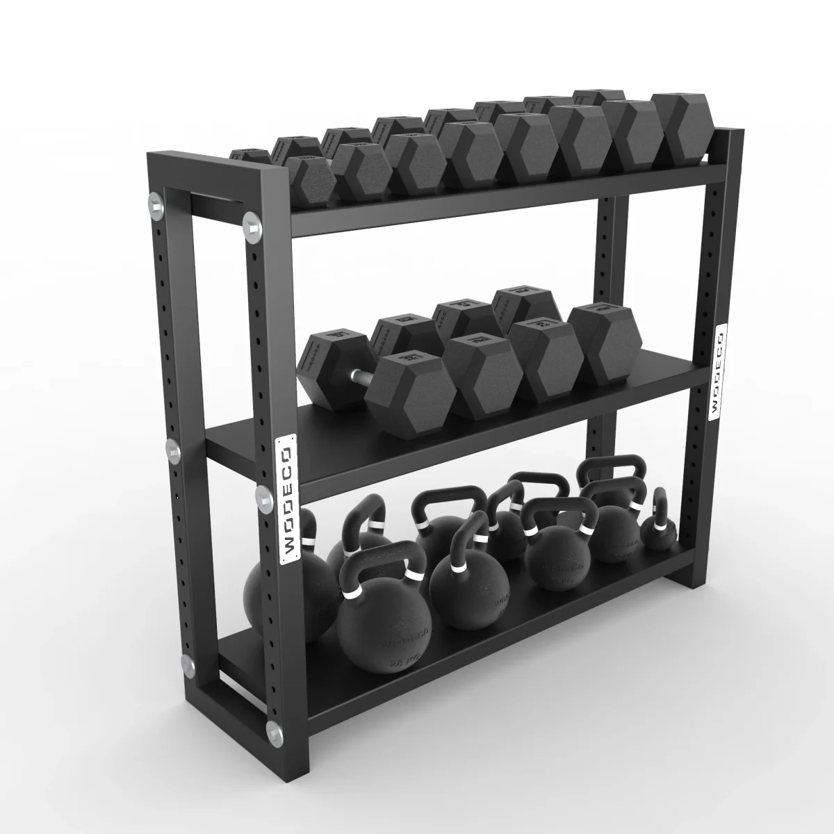 Wodeco Eko Depolama Rafı - 3 Katlı