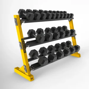 Wodeco 3 Katlı Dambıl Rafı