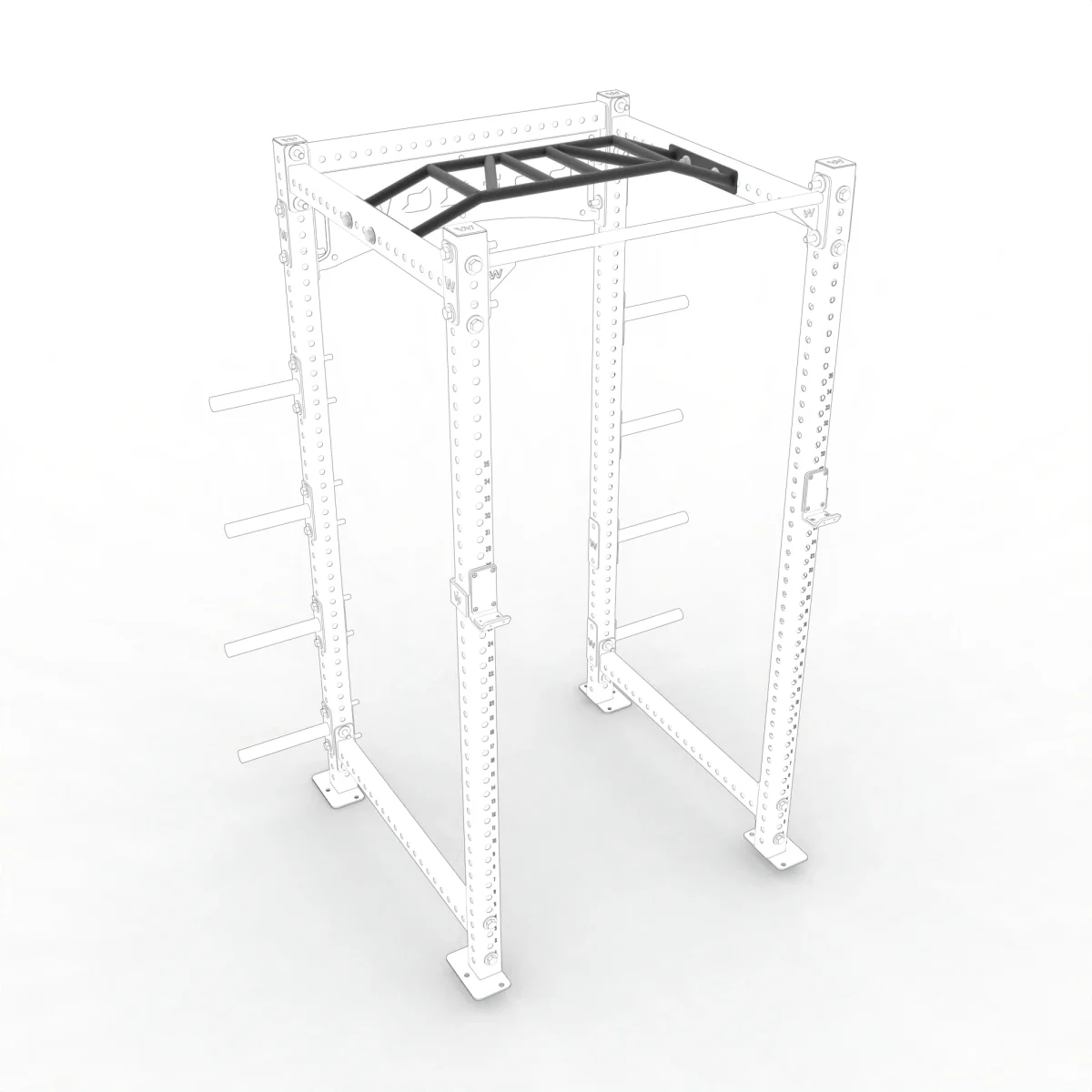 Wodeco Çoklu Kavrama Multi Grip Pull Up Barı Eklentisi (Rack Bağlantılı)