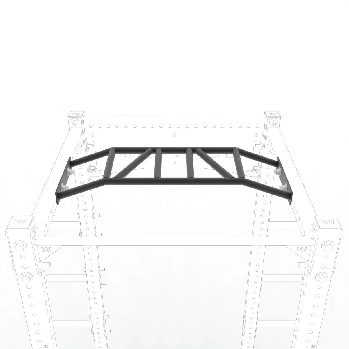 Wodeco Çoklu Kavrama Multi Grip Pull Up Barı Eklentisi (Rack Bağlantılı) - Görsel 2