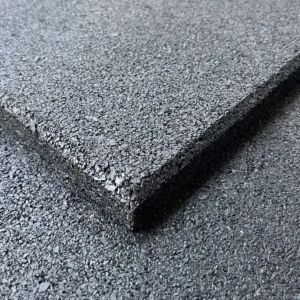 Wodeco CB100 - Karo Kauçuk  100 cm x 100 cm x 20 mm - Standart Siyah