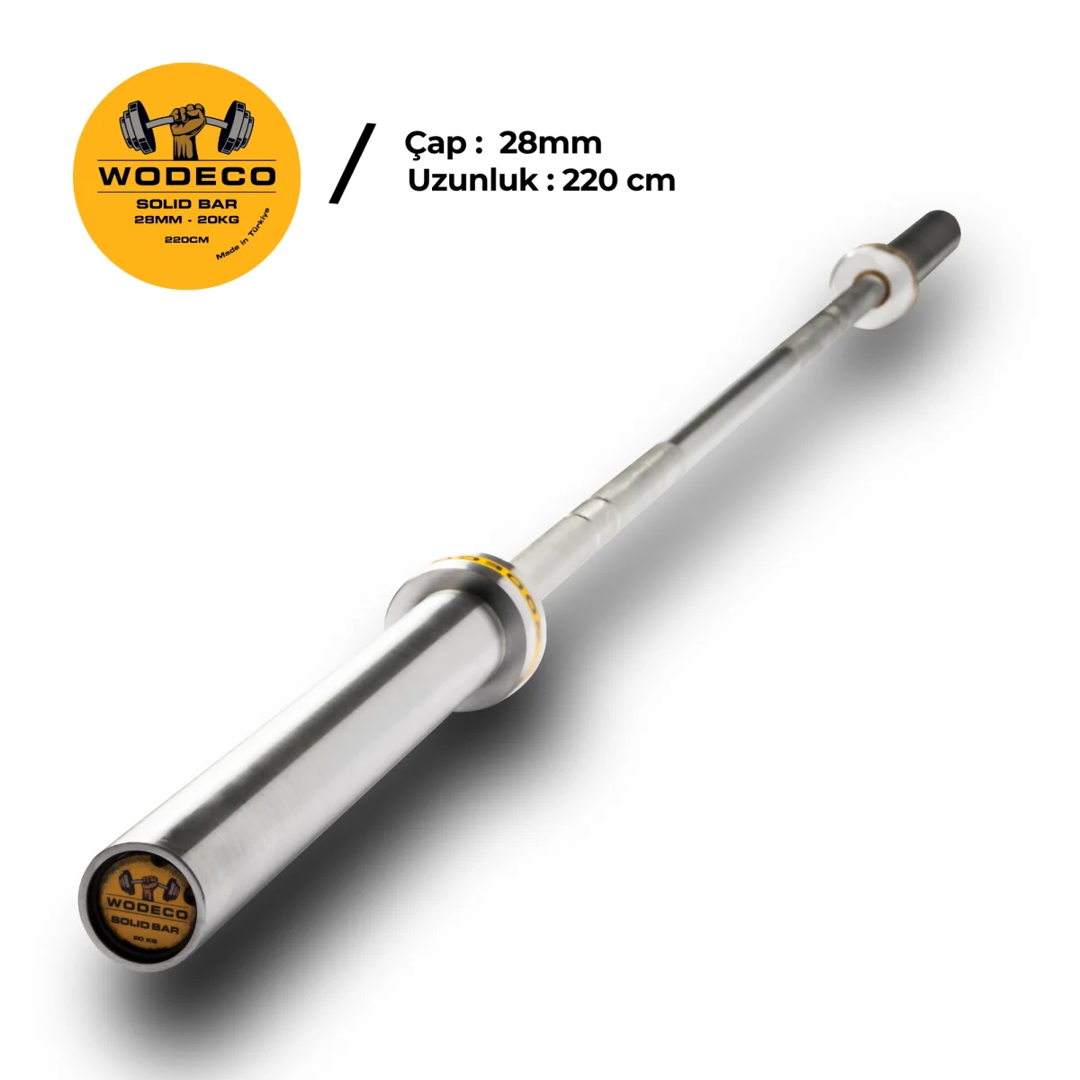 Wodeco Solid Erkek Halter Barı - 220 cm / 20 kg