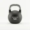 12 kg Çelik Yarışma Kettlebell Siyah