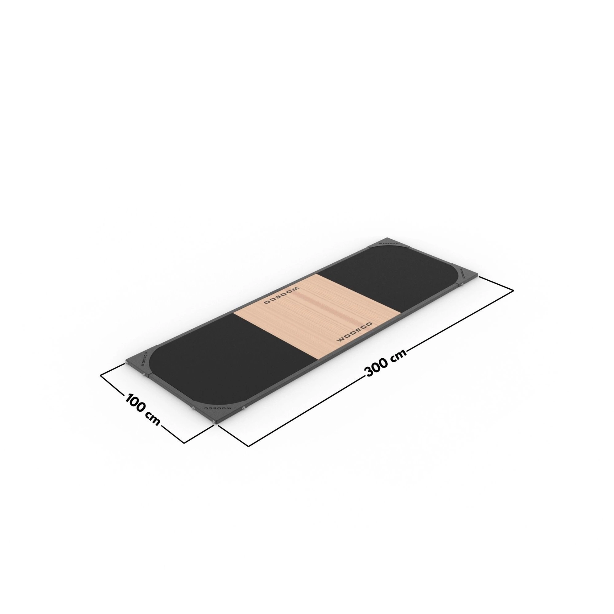 Wodeco 100x300 cm halter antrenman platformu.