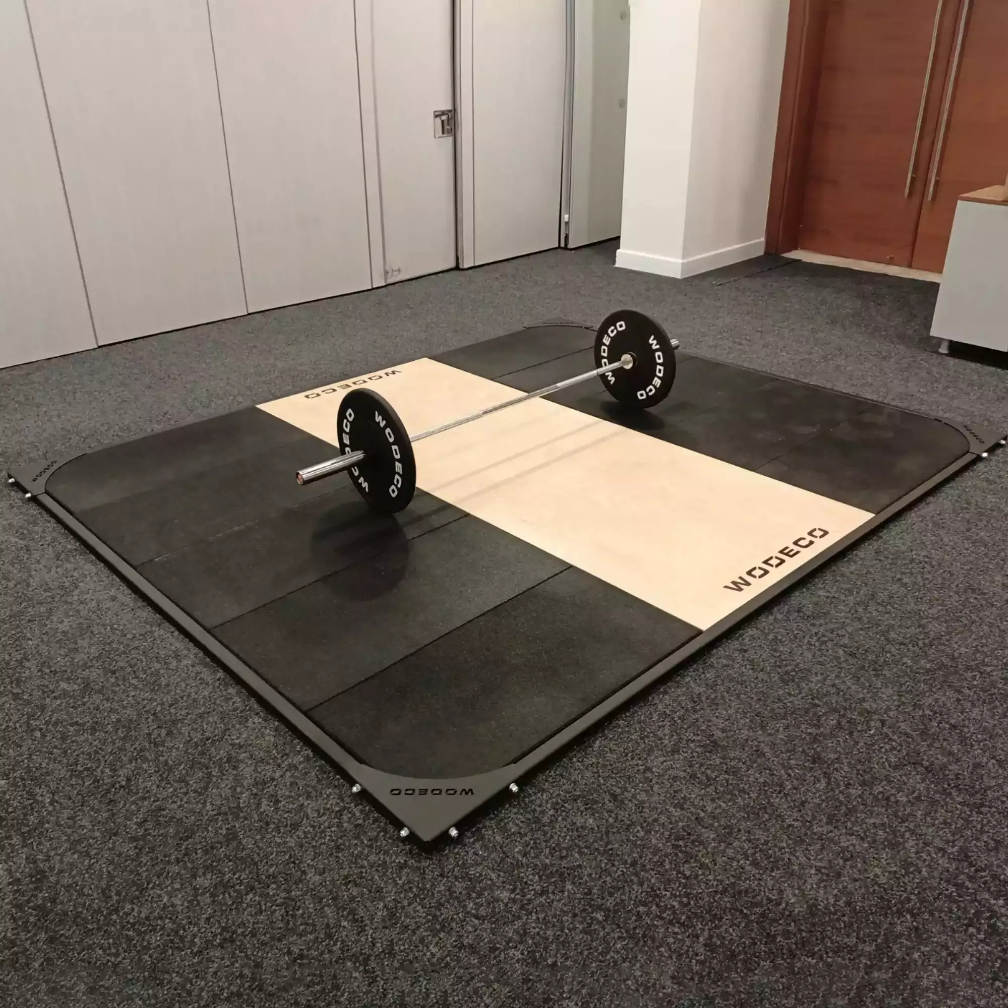 Wodeco 250x300 cm halter antrenman platformu.