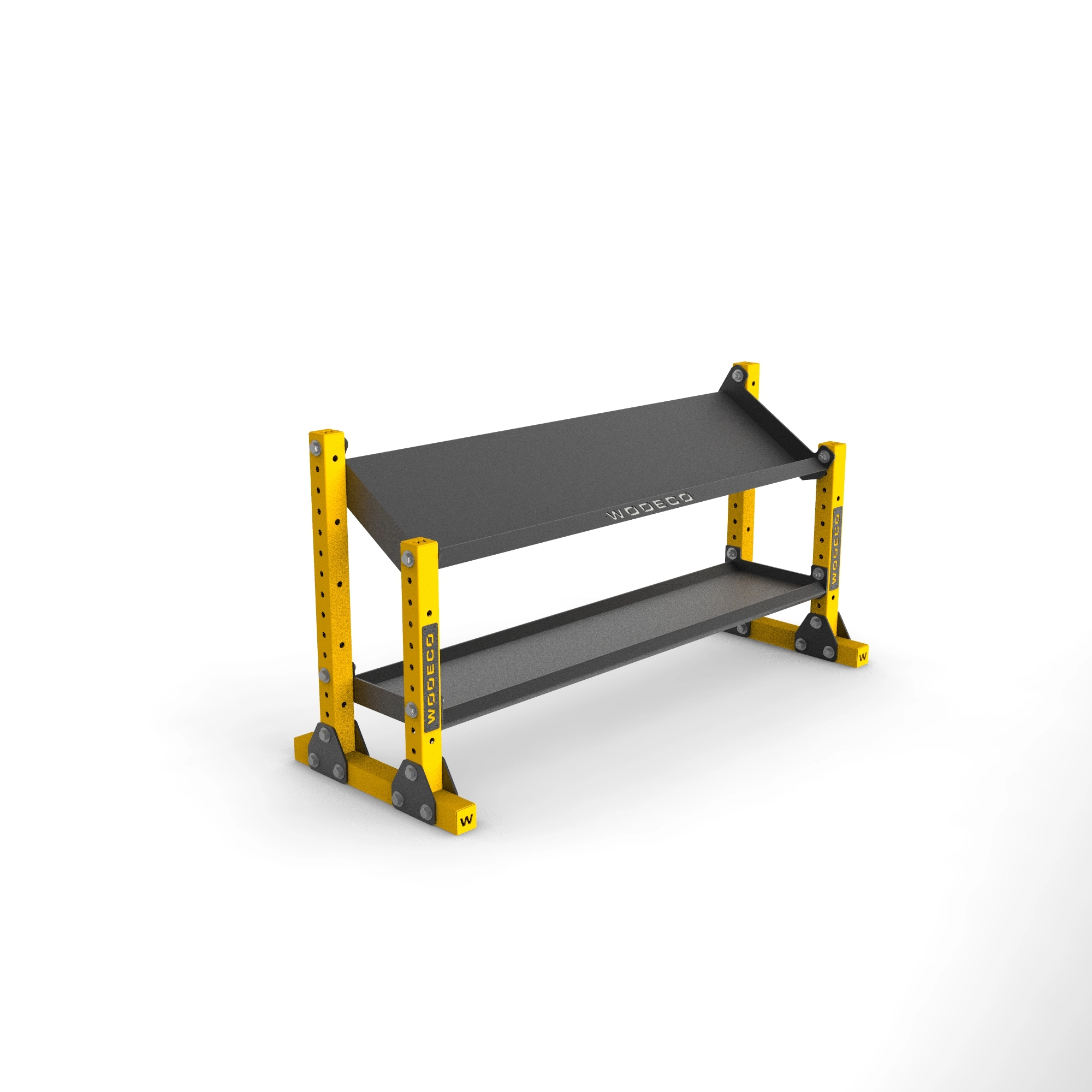 Wodeco 2 Katlı Çoklu Depolama Rafı 165cm Mat Sarı