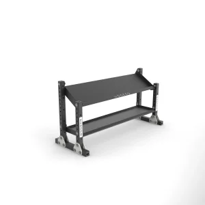 Wodeco 2 Katlı Çoklu Depolama Rafı 165cm Mat Siyah