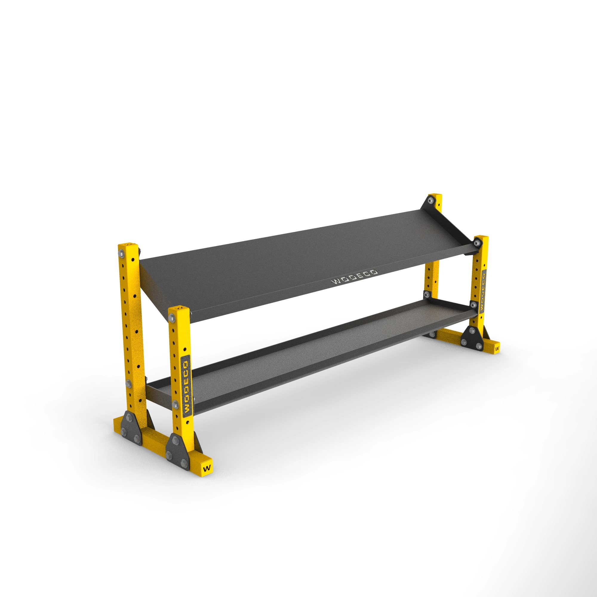 Wodeco 2 Katlı Çoklu Depolama Rafı 215cm Mat Sarı