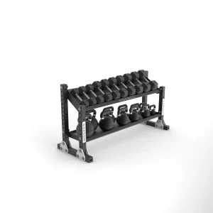 2 Katlı Dambıl Kettlebell Depolama Rafı