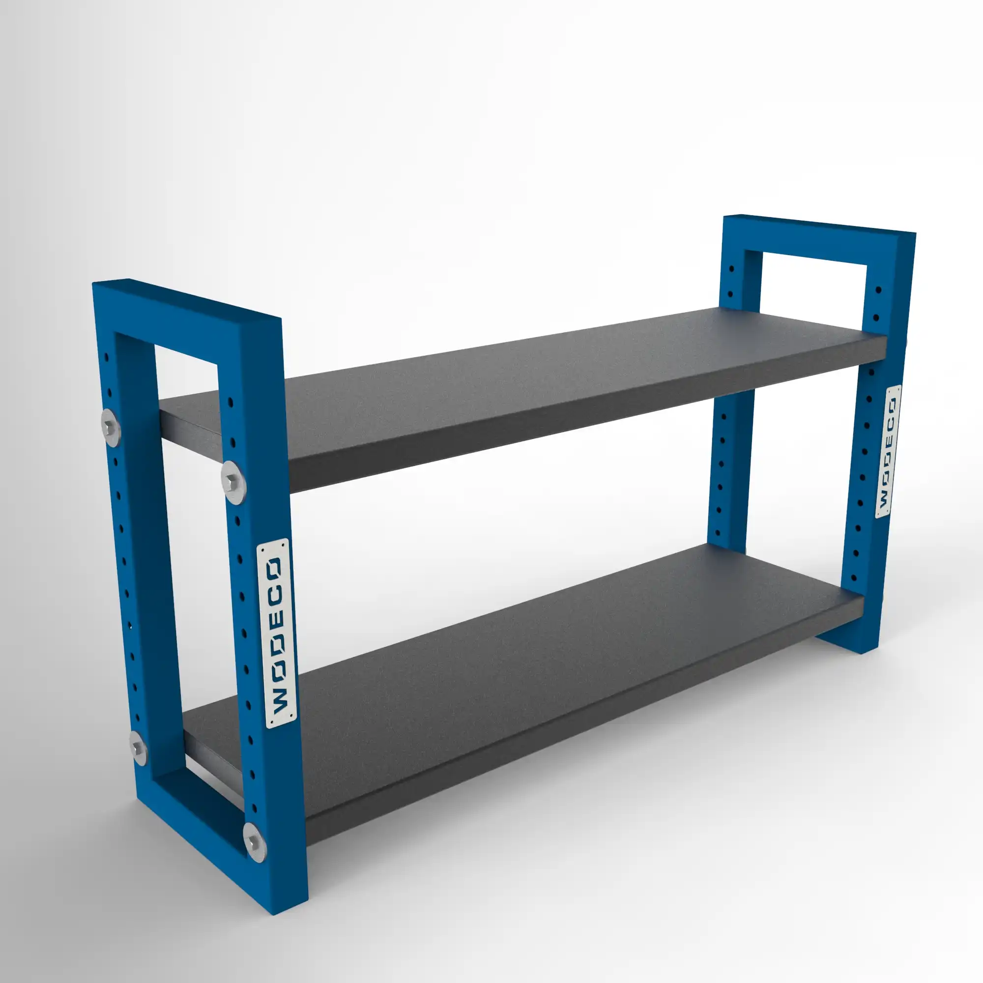Depolama Rafı 2 Katlı Mat Mavi