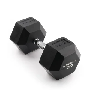 Wodeco Kauçuk Altıgen Dambıl - Rubber Hex Dumbbell