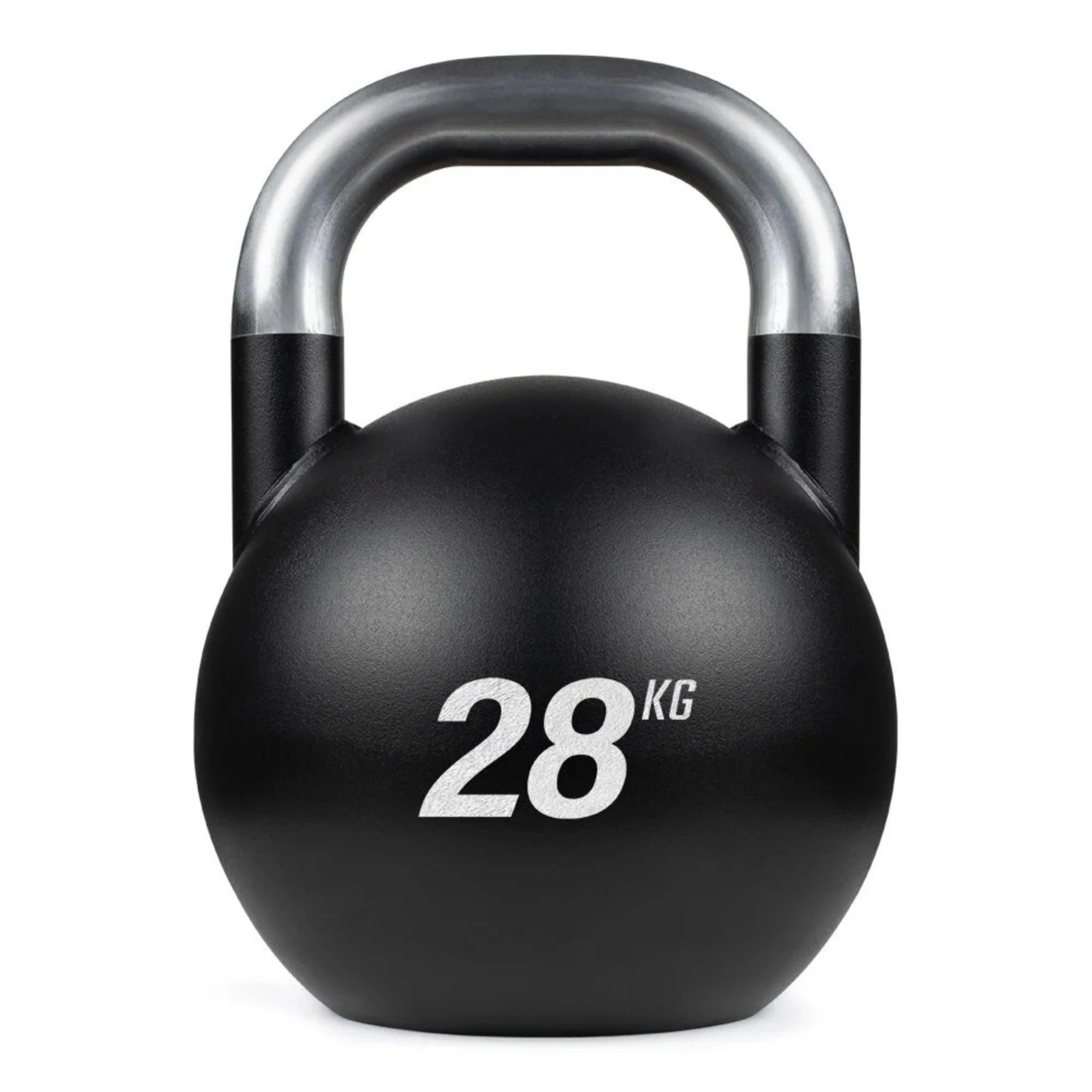 28 Kg Çelik Yarışma Kettlebell Siyah