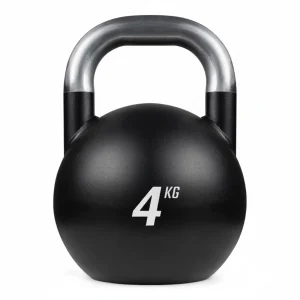 4 Kg Çelik Yarışma Kettlebell Siyah