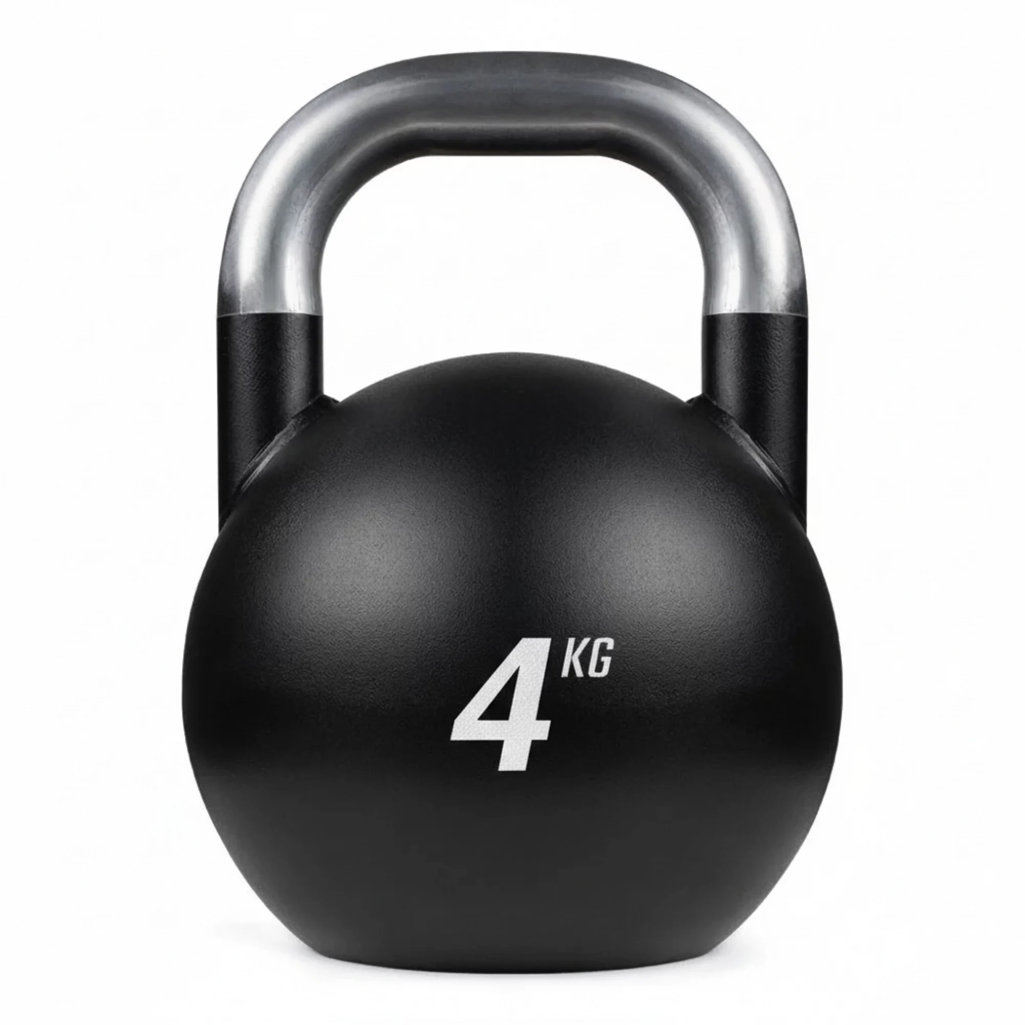4 Kg Çelik Yarışma Kettlebell Siyah