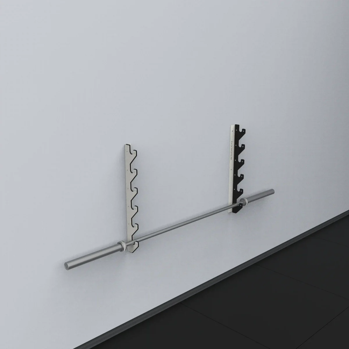 Wodeco Yatay Halter Bar Askısı - Horizontal Barbell Storage Rack - Görsel 7