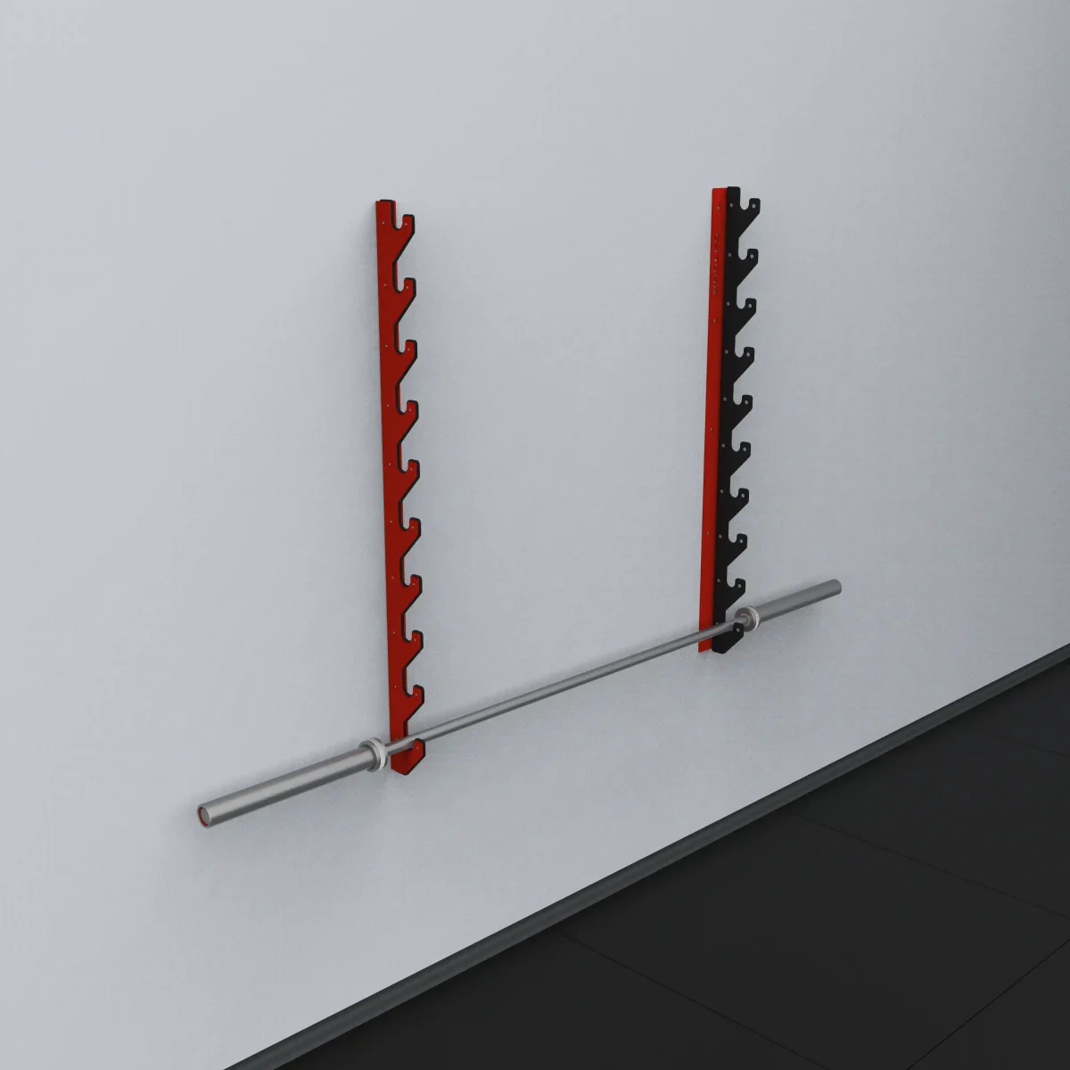 Wodeco Yatay Halter Bar Askısı - Horizontal Barbell Storage Rack - Görsel 13