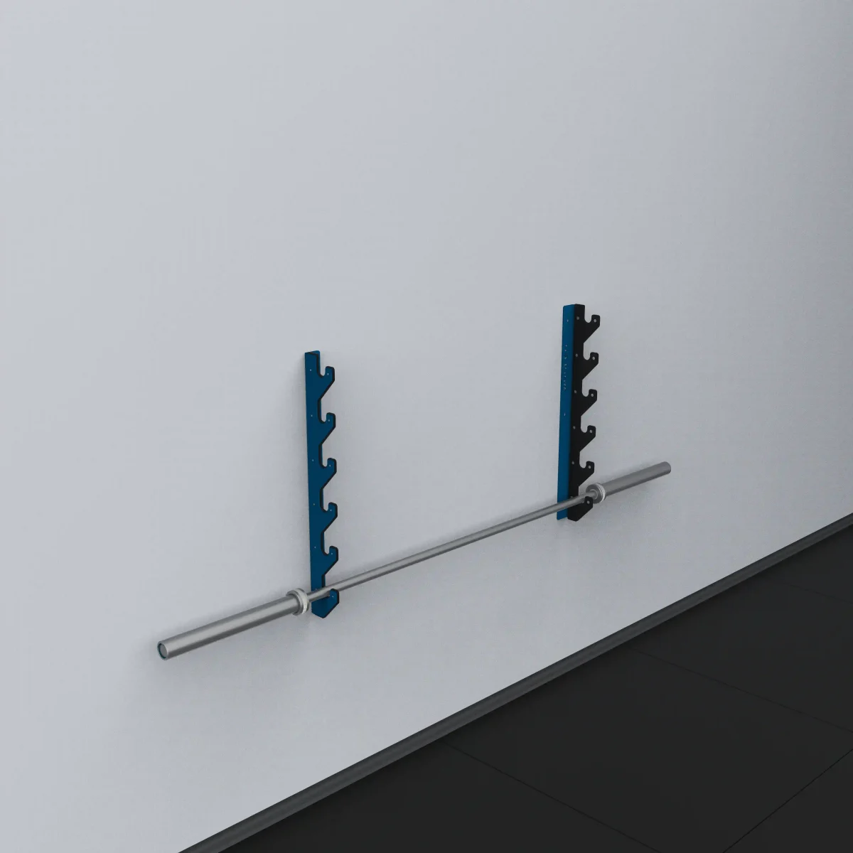 Wodeco Yatay Halter Bar Askısı - Horizontal Barbell Storage Rack - Görsel 6