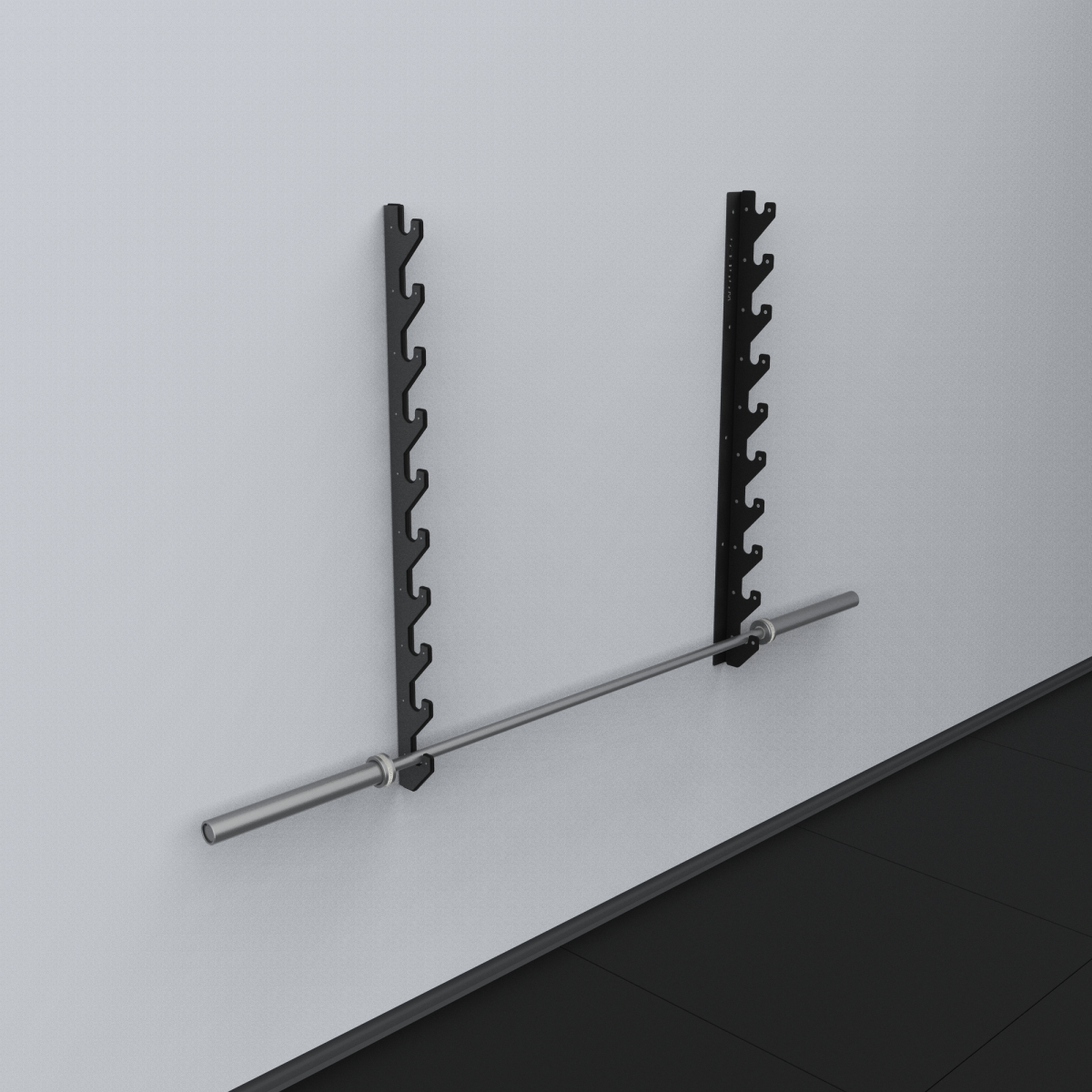 Wodeco Yatay Halter Bar Askısı - Horizontal Barbell Storage Rack - Görsel 8