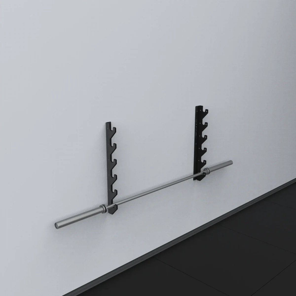 Wodeco Yatay Halter Bar Askısı - Horizontal Barbell Storage Rack - Görsel 3
