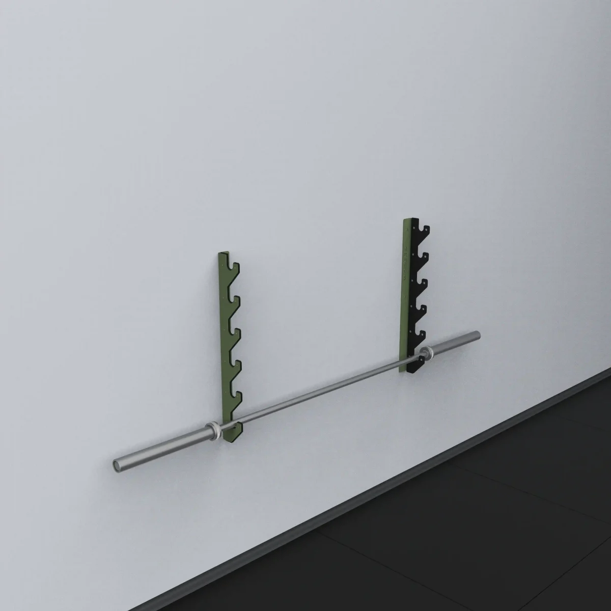 Wodeco Yatay Halter Bar Askısı - Horizontal Barbell Storage Rack - Görsel 2