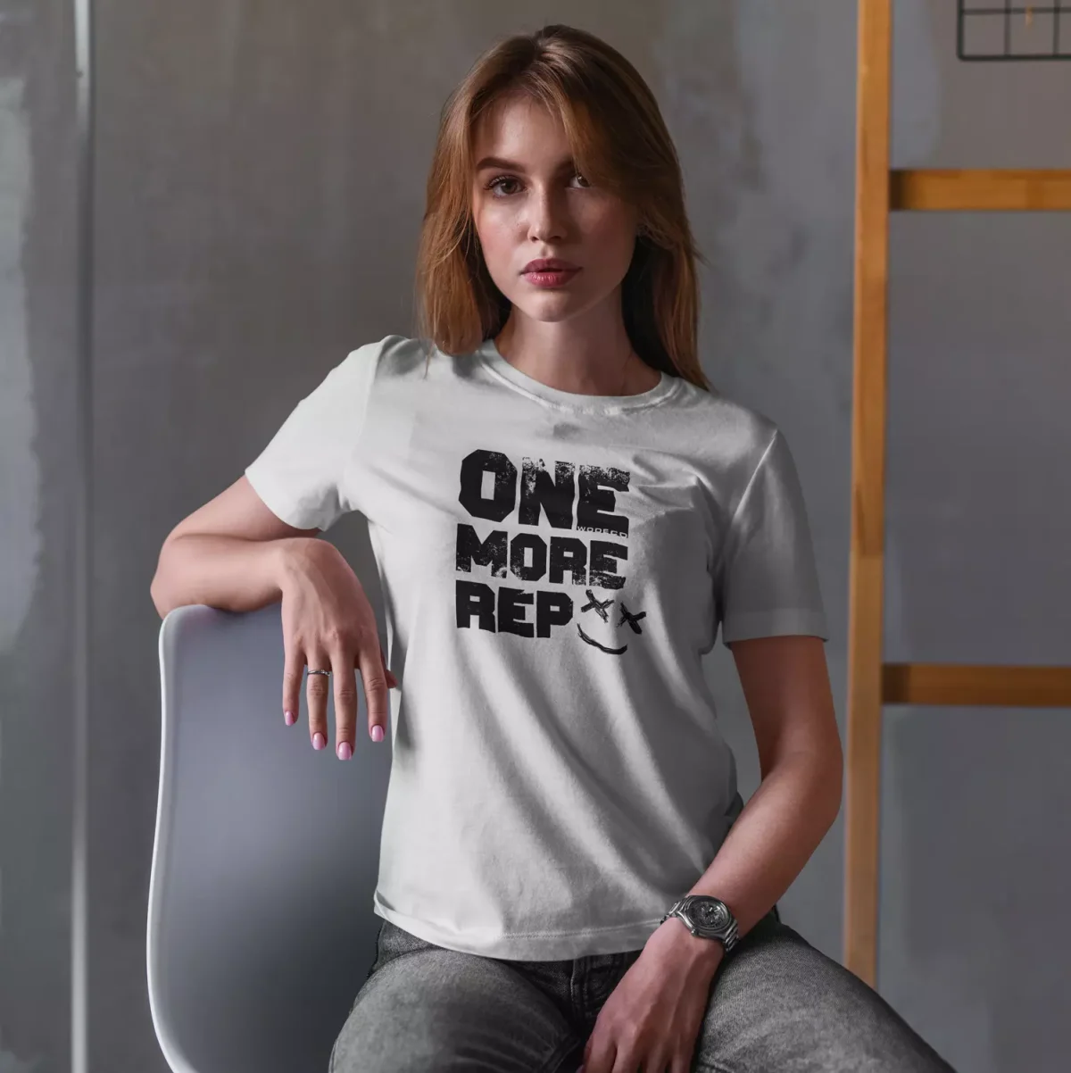 One More Rep Smile Tshirt - Görsel 7