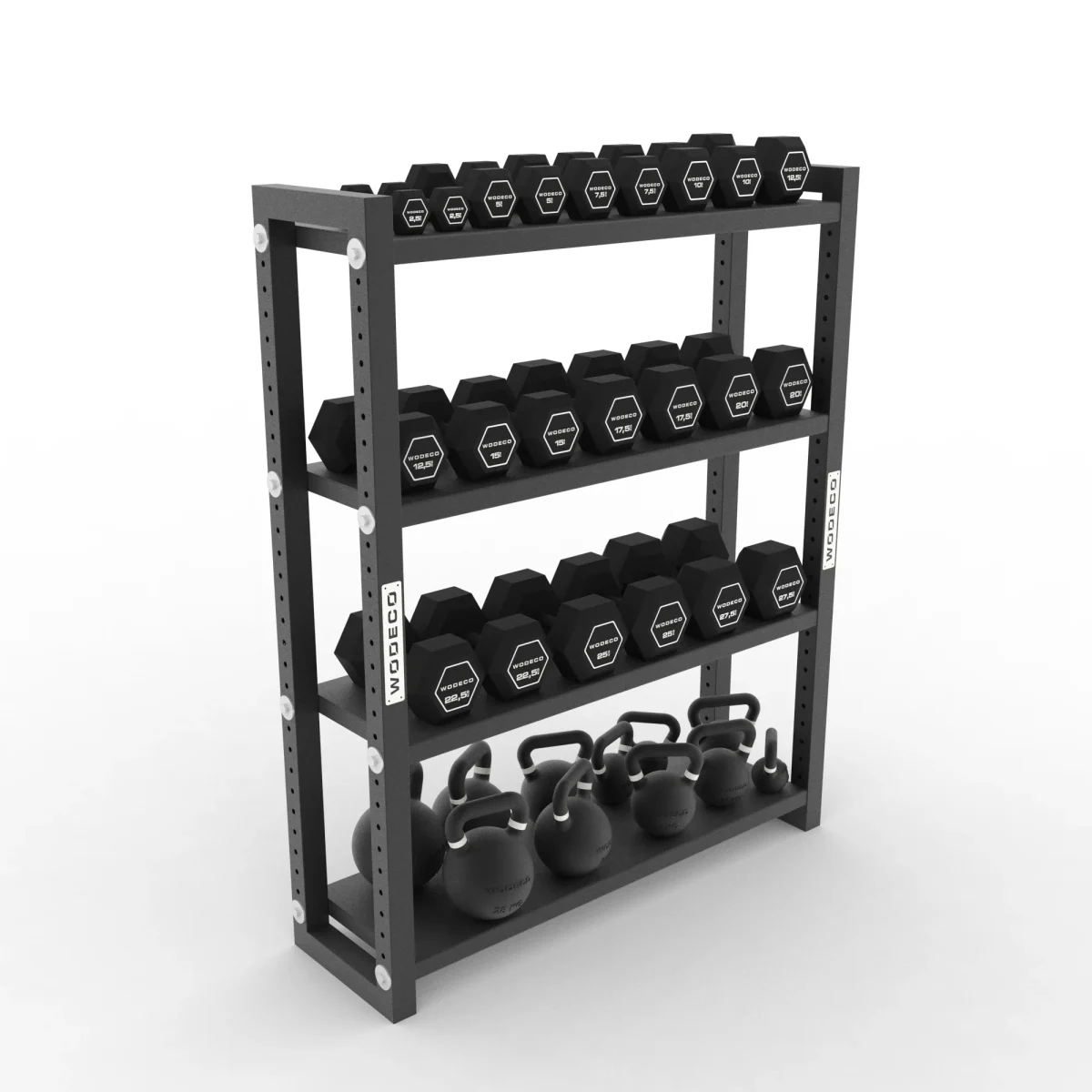 Wodeco Eko Depolama Rafı – 4 Katlı