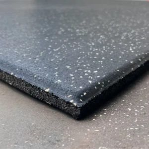 Wodeco CB100 - Karo Kauçuk 100 cm x 100 cm x 20 mm - Pürüzsüz Beyaz Benekli