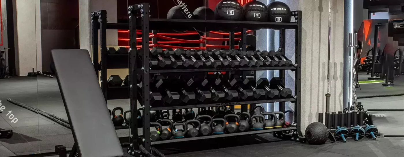 Dambıl ve Kettlebell Depolama Rafları