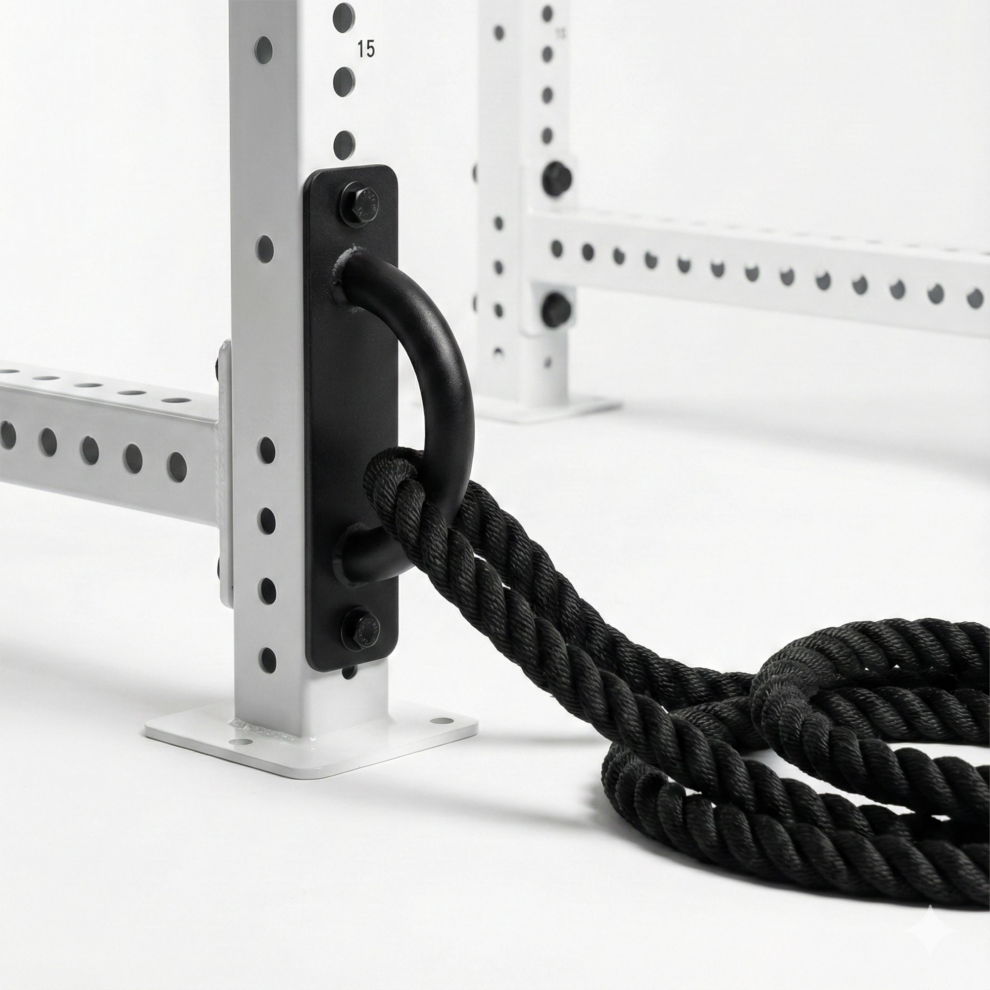 Sallama halatı rack'e monte