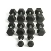 rubber hex dambıl 1-10 kg set