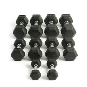rubber hex dambıl 1-10 kg set