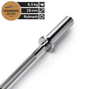 Wodeco Riffle Olimpik Halter Barı - 120 cm / 8.5 kg